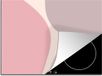 Merkloos KitchenYeah® Inductie beschermer 75x52 cm - Pastel - Minimalisme - Inductiebeschermer