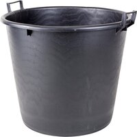 TOOLLAND Speciekuip - 125 L - Zwart - Kunststof - Met handvatten