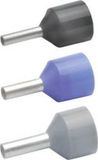 Klauke 4338 Adereindhulzen 2.5 mm² Deels geïsoleerd Blauw 100 stuk(s)