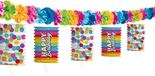 Folat Lampion Slinger Rainbow Bday - 3,6 meter