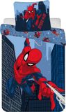 Spiderman Dekbedovertrek 160 x 200 cm - 70 x 80 cm - Katoen - Blauw