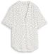TOM TAILOR Blouse zwart / wit