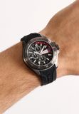 Nautica Nct Leeway Quartz Analoog Horloge Zwart Kast: 100% Roestvrij Staal | Armband: 100% Siliconen 45 mm NAPLWS601, NAPLWS602, NAPLWS603