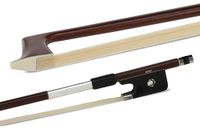 GEWA Altvioolstok Carbon Student 4/4 - Houtlook Donkerbruin - Ebbenhouten slof - Natuurhaar