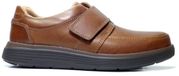 Clarks Un Abode Strap homme Chaussure à enfiler Mocassins, Tan Foncé Cuir, 41 EU