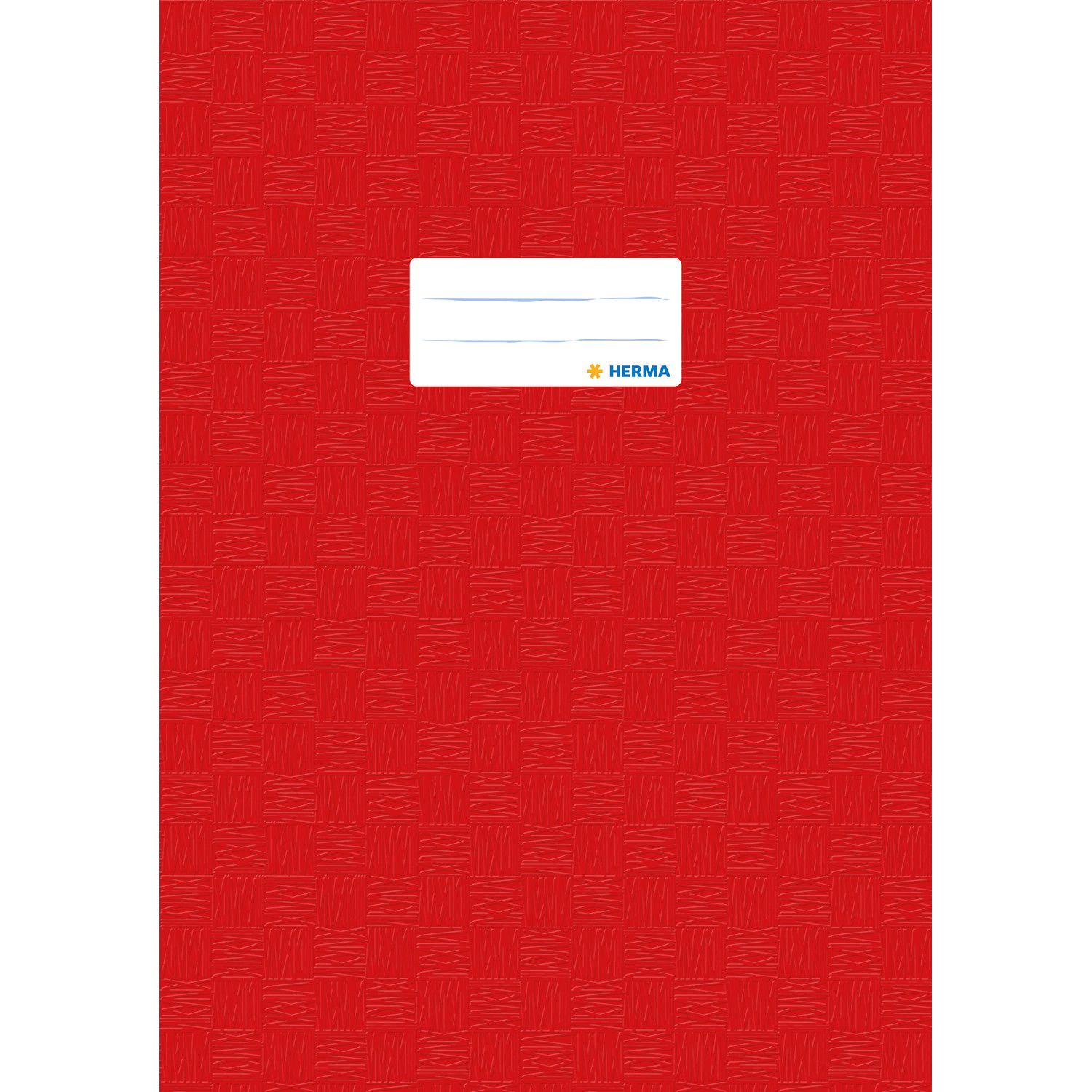 175 Exercise book cover PP A4 red opaque - 7442