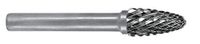 Exact Hardmetalen freesstiften, Ø 12 mm, vorm F ronde boog (RBF), HM