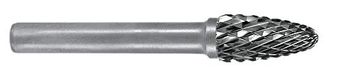 Exact Hardmetalen freesstiften, Ø 12 mm, vorm F ronde boog (RBF), HM