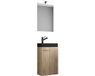 VCM set de meuble de salle de bain 3 pièces pour toilettes invités Slito SP-BL