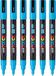 Posca Stiften PC-3M Fine Tip - verfstiften - Lichtblauw - 6 stuks
