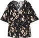 Tom Tailor V-hals blouse blurry animal design maat 36