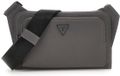 GUESS Gordeltas Milano Flat Bumbag Asphalt Grijs