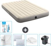 Intex Luchtbed - 2-Persoons - 152 x 203 x 25 cm - Beige