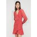AllSaints Flores Robe Cœurs Rouge Taille : XS