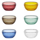 Guzzini VANITY Saladeschaal 4,28 l Rond Natuurlijk kristal Verschillende kleuren 6 stuk(s)