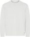 Solid Trui Solid Ustin Heren S Katoen Ronde Hals Lange Mouw Effen Fog Grey Melange