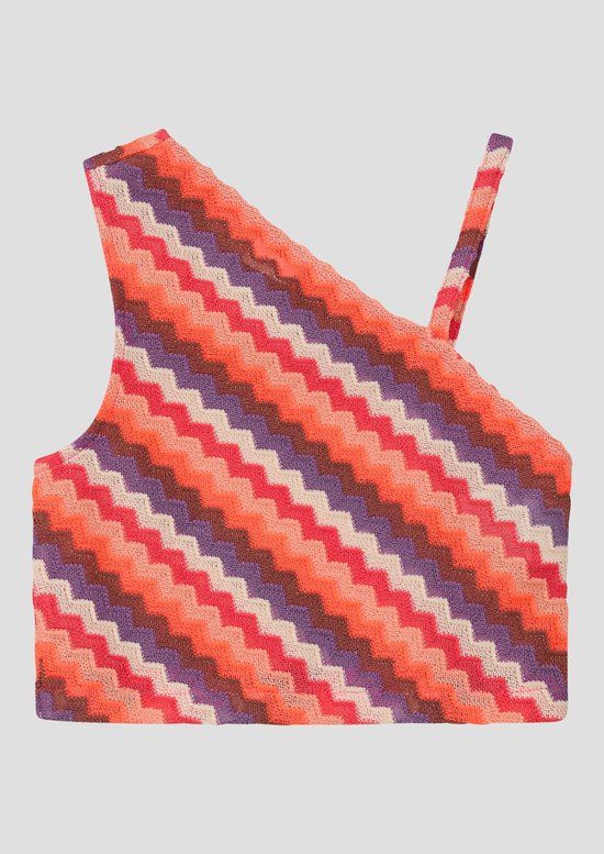 s.Oliver Cropped Top Gebreid Roze