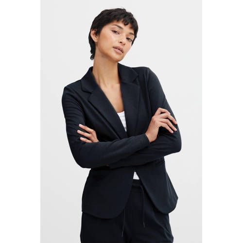 ICHI IHKATE blazer - donkerblauw