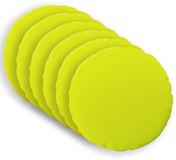 vidaXL Kussensloop 6 pcs HEERLEN Heldere Groen Ø 50 cm Polyester