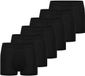Schiesser Heren Shorts / Pants 6er Pack - 95/5 Essentials - Katoen - Zwart - Maat L