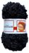 Mohair bouclé garen pour poupées, 50 gram, noir
