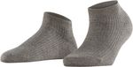 FALKE Shiny Rib Korte sokken dames grijs - maat 39-42