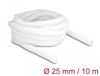 Delock Gevlochten Sleeve Zelfsluitend 10m x 25mm Blanc