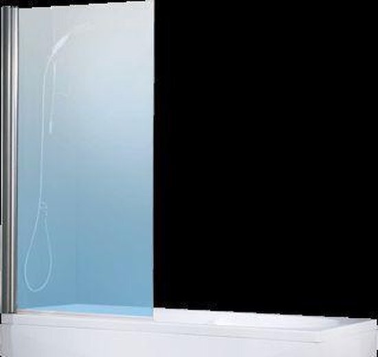 Novellini Aurora badwand 80x150cm chroom profiel en helder glas AURORA5801K