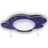 Niermann Standby Hcl plafondlamp sterrenhemel, hout, 22 watt, meerdere kleuren, 74 x 57 x 10 cm