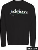 JACK&JONES Jongens Lange mouwen shirts - Zwart - Maat 140