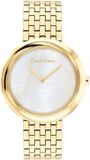 Calvin Klein CK25200321 Dames Horloge - Staal - Goudkleurig - 34 mm