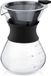 Unyqoos Machine à café manuel Inox filtre manuel en verre avec filtre permanent (400ML)