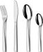 Unyqoos® Bestekset, 24-delig, 6 personen, acier inoxydable, vaatwasmachinebestendig