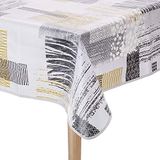 Nydel EW36308LX13 Texure Ethnic tafelkleed, vuilafstotend, 160 x 350 cm, grijs