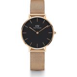 Daniel Wellington Montre pour femme DW00100161, boîtier en acier inoxydable, bracelet en métal