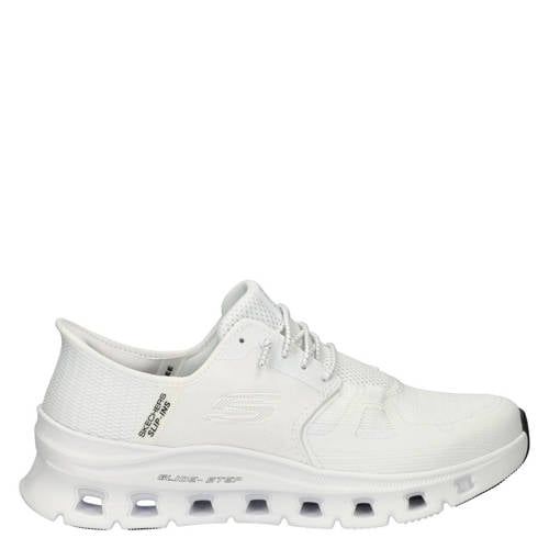 Skechers slip-on sneakers wit