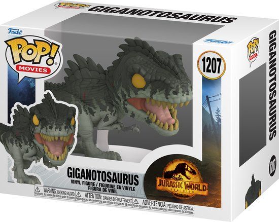 Funko Pop! Movies: Jurassic World Dominion - Giganotosaurus #1207 Action Figure