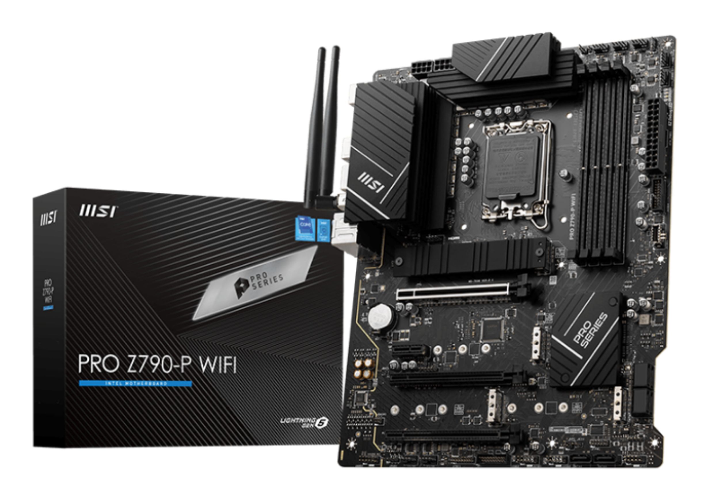 MSI PRO Z790-P WIFI Moederbord - Intel Z790 - LGA 1700 - DDR5 - ATX