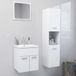 Maison Exclusive - Ensemble de meubles de salle de bain blanc en bois composite