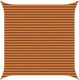vidaXL Zonneschaduw 4 x 4 m Oranje en bruin Vierkant Stokparasol Waterafstotend UV-bescherming
