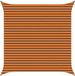 vidaXL Zonneschaduw 4 x 4 m Oranje en bruin Vierkant Stokparasol Waterafstotend UV-bescherming