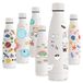Vikastar Thermosfles, 500 ml, BPA-vrij, voor warme dranken, lekvrij, roestvrij staal voor school, sport, fitnessstudio, fietsen, witte beer