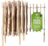 Creative Home Houten Schutting 50cm Hoog en 5m Lang | Hazelnoot Schutting | Rolschutting | Lamelafstand 3-4 cm