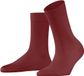FALKE Cotton Touch eenkleurig katoen sokken dames rood - maat 35-38