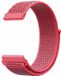 By Qubix - Sport Loop nylon bandje - Donkerroze - Smartwatch bandje 20mm