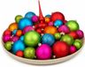 Inge-glas Inge Christmas Kerstballen - 45-dlg - 4, 6 en 8 cm - met piek - gekleurd - kunststof