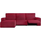 ECOMMERC3 Bankhoes voor chaise longue, kort hoekdeel links, met ontspanning, bi-elastisch, ademend en eenvoudig aan te brengen, met schuimstoffen en elastieken