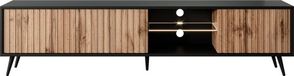 Selsey Bello - RTV 175 cm - Zwart/Eiken wotan