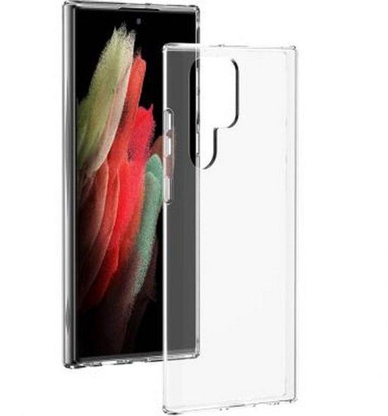 Bigben Connected, Hoesje geschikt voor Samsung Galaxy S22 Ultra - Flexibel & Ultra-thin, Transparant
