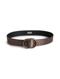 PIECES PCLAURA LEATHER JEANS BELT FC - Mocca